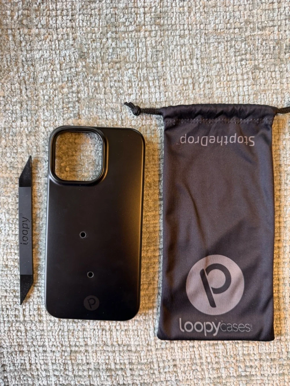 Loopy iPhone 14 Pro Max (6.7” Screen) in Stealth Black